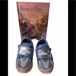 Disney Frozen II Shoes and Anna & Elsa Book Bundle